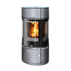 Krbová kamna ABX Atrium 9 šedý plech